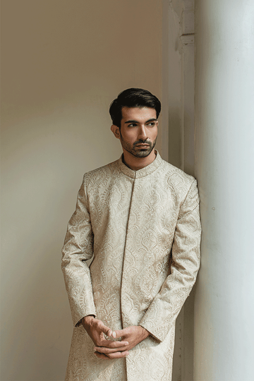 CHAMPAGNE GOLD SHERWANI